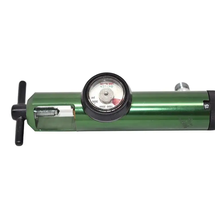 Medical CGA870 Brass Oxygen Pressure Regulator For Oxygen Cylinder 0-15L/min - Image 2