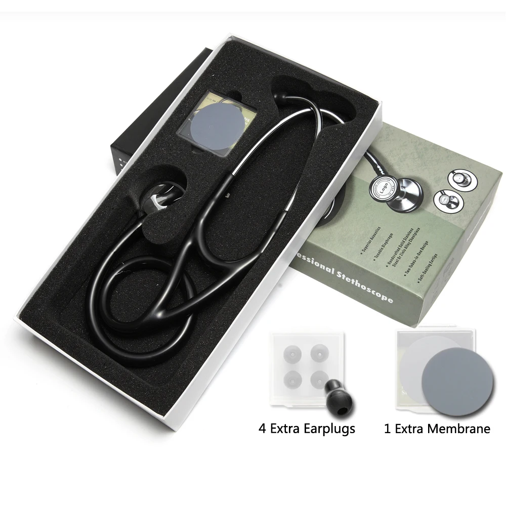 Professional Cardiology Stethoscope Medical Doctor Stethoscope Doctor Heart Lung Medical Sthethoscope Nurse Medical Devices - الصورة 6