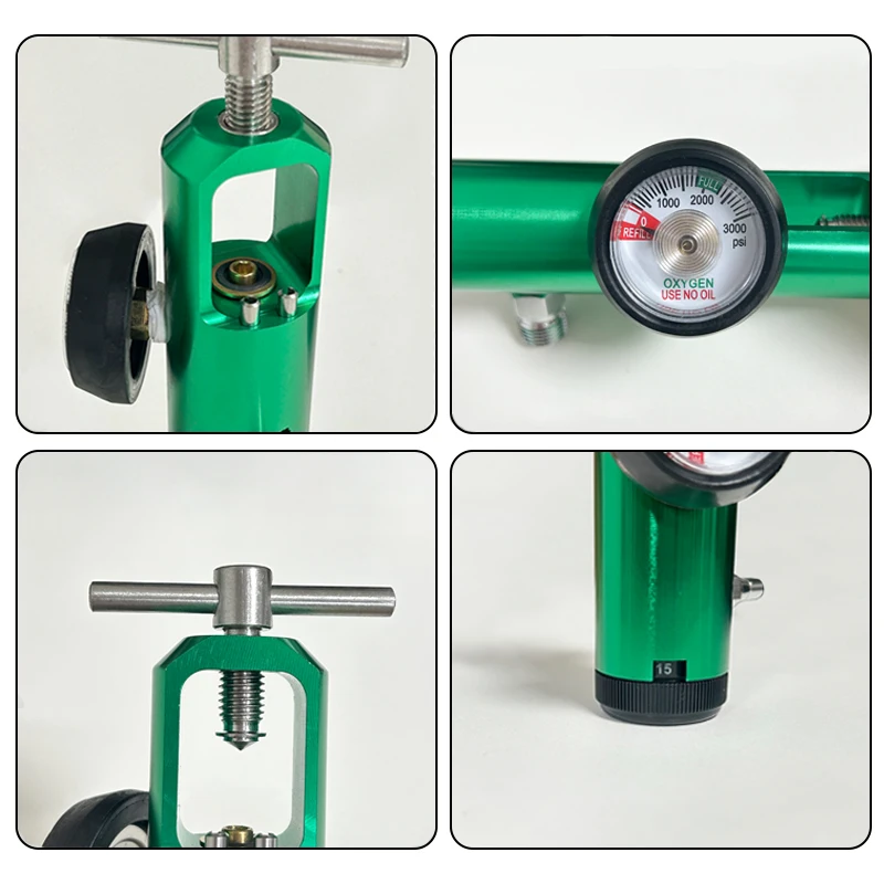 CGA870 Medical Oxygen Regulator 3000PSI Pressure Regulator For Oxygen Cylinder 0-15L - Image 3