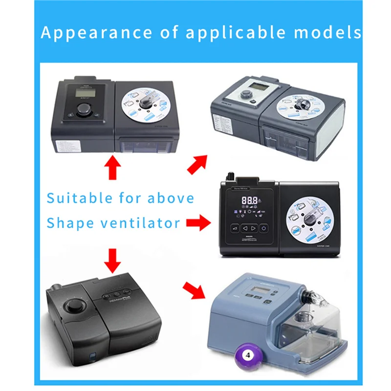 ABKR-60-Pc Reusable CPAP Foam Filters-CPAP Filters For With Respironics M Series - Image 2