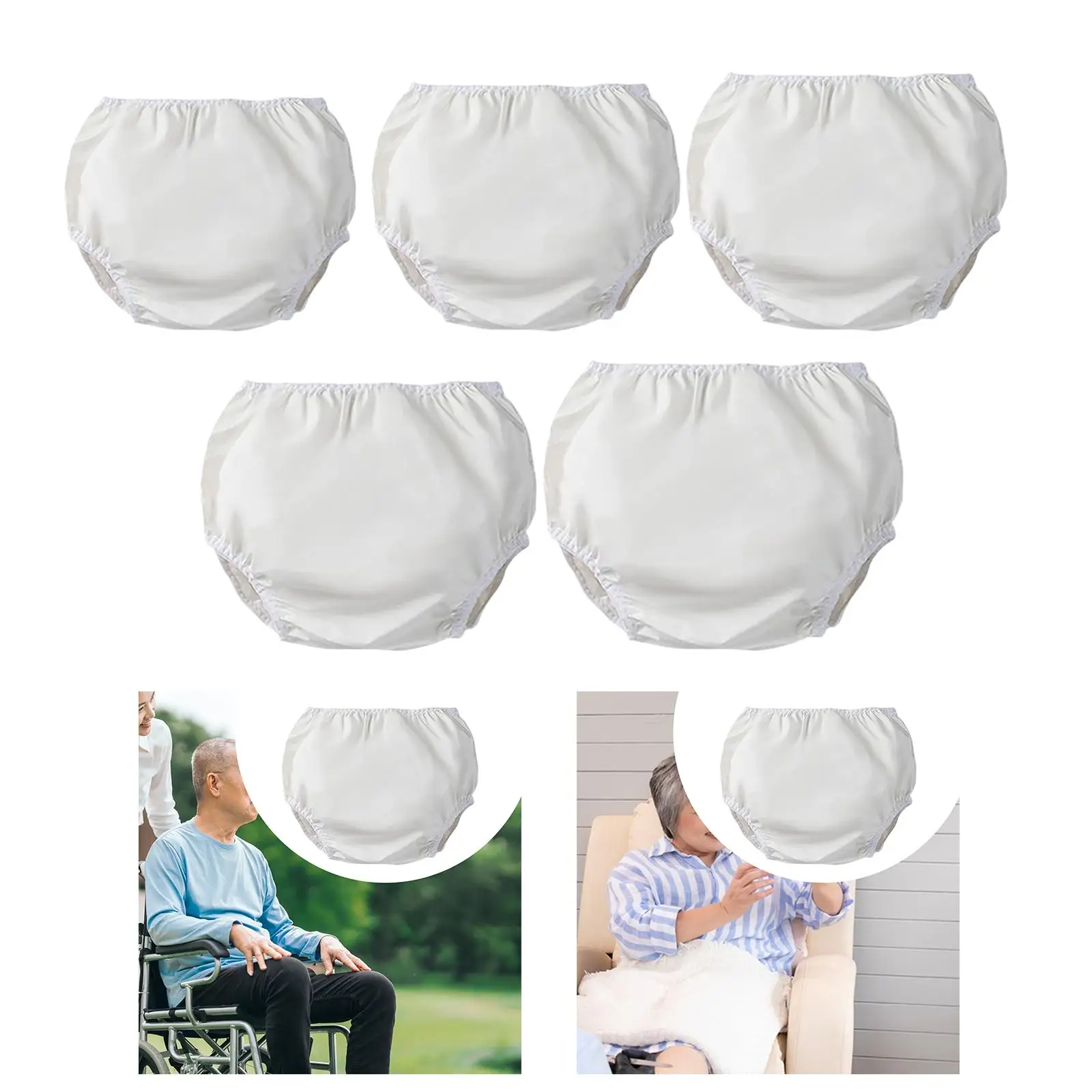 Noiseless Incontinence Cover Pants - Image 4