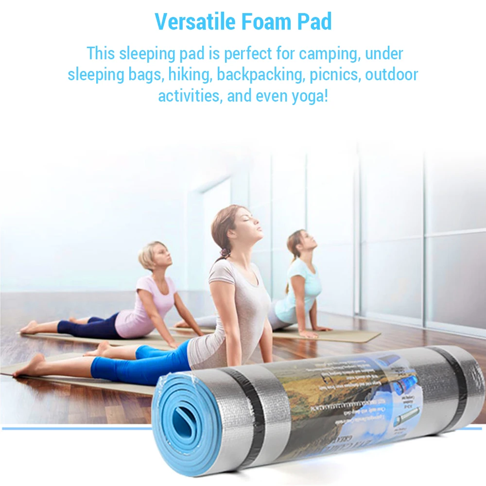 Foam Sleeping Mats for Camping Lightweight Comfortable Sleep Mat with Anti-Slip Texture for Hiking Picnics and Outdoor Activiti - الصورة 3