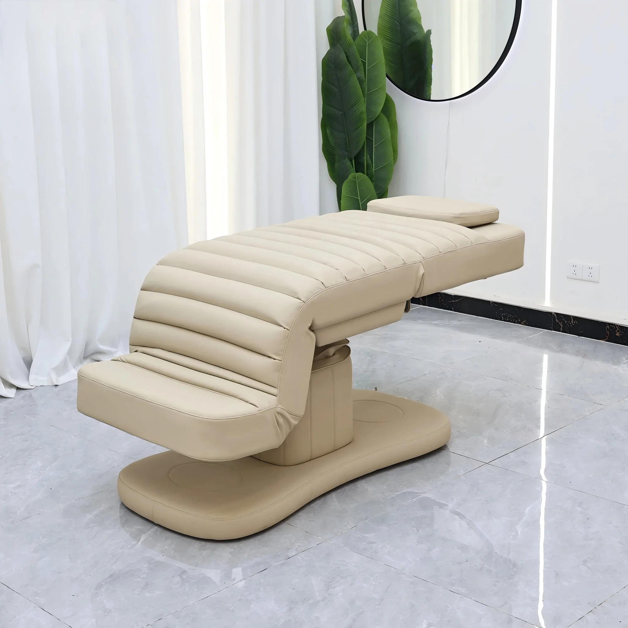 Customizable Color And Led Lighting Massage Bed, 3-Motor Electric Beauty Bed, Suitable For Eyelash Treatments - الصورة 2