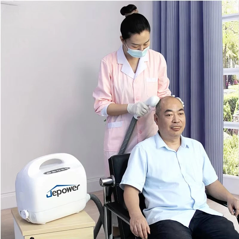 Mobile Smart Bath Machine for Elderly Care Portable Bed Shower and Hygiene Assistance Device for Disabled Patients