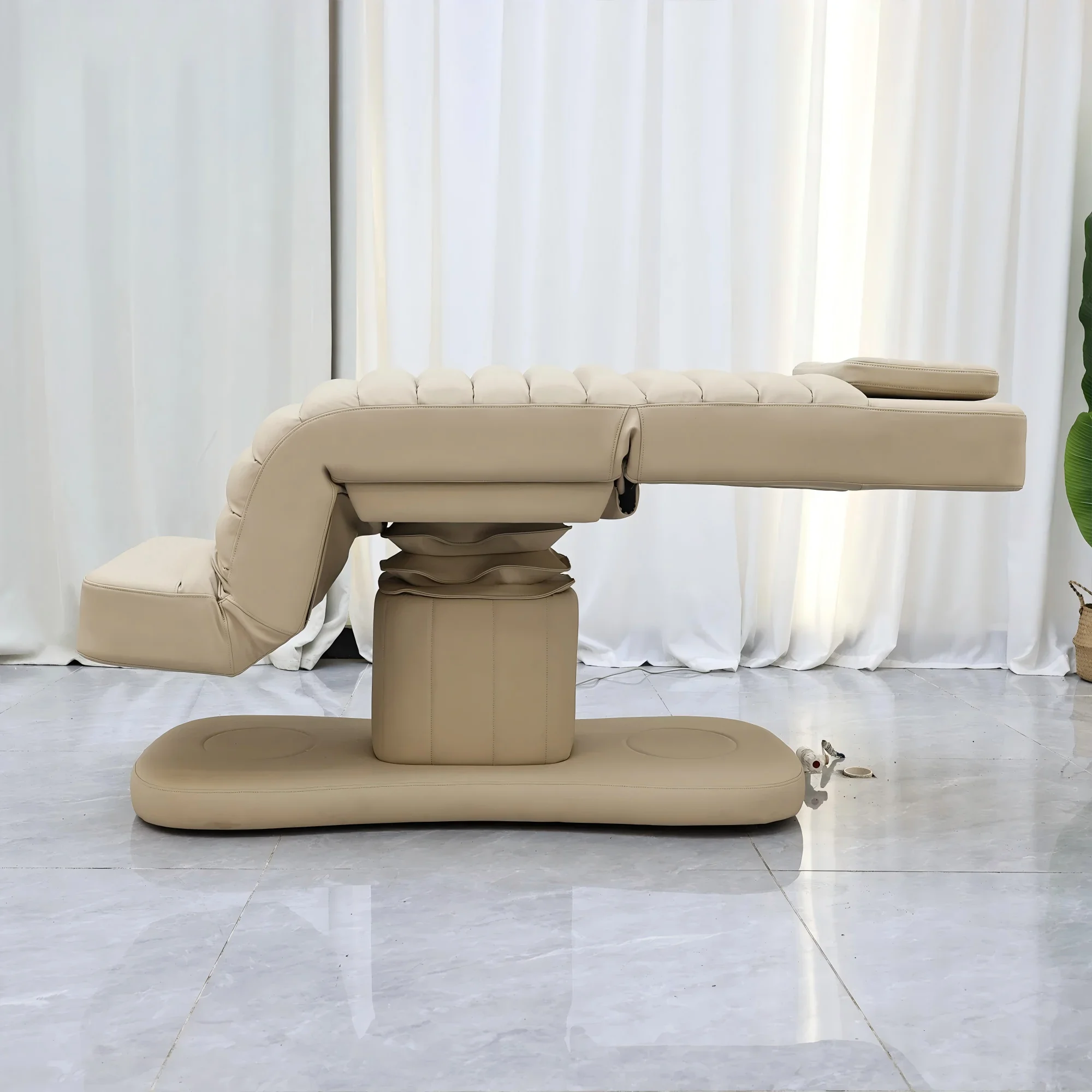 Customizable Color And Led Lighting Massage Bed, 3-Motor Electric Beauty Bed, Suitable For Eyelash Treatments - الصورة 3