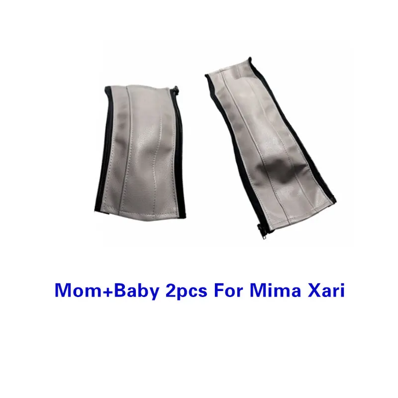 Baby Stroller PU Leather Handle Covers For Mima Xari Pram Bar Sleeve Case Protective Armrest Cover Stroller Accessories - الصورة 13