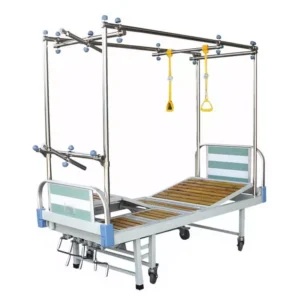 Orthopedic traction equipment for hospital beds