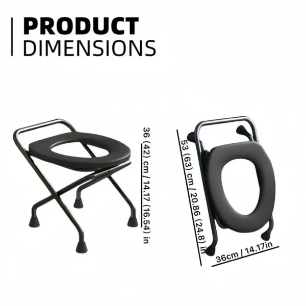 Folding O Toilet