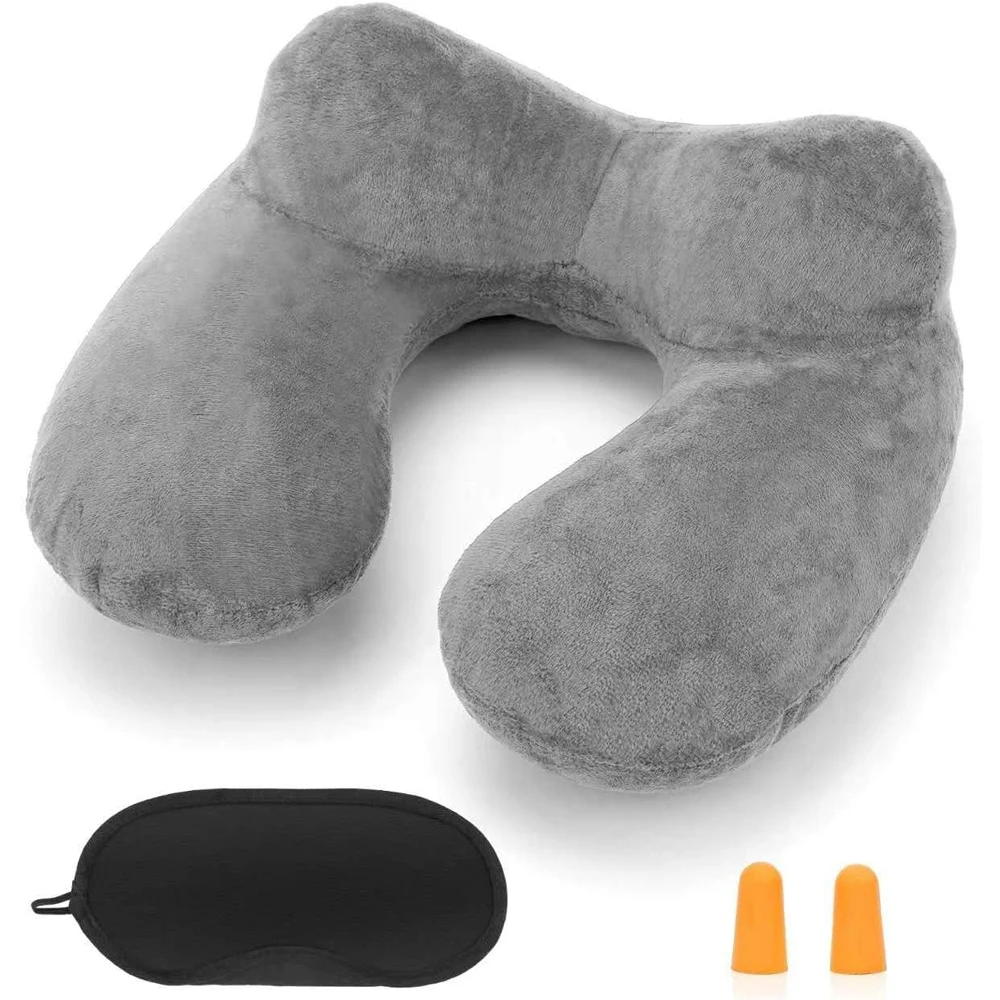 Velvet Travel Neck Pillow - Image 9