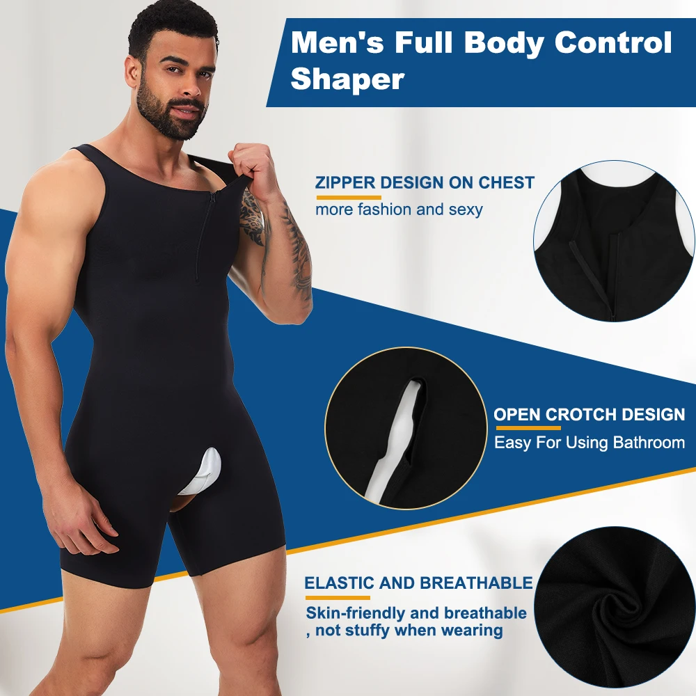 Men's Sculpting Bodysuit - Image 3