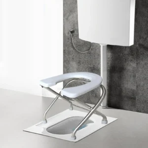 Toilet Seat Multifunctional Washable Squat Toilet Stool for Bathroom Elderly