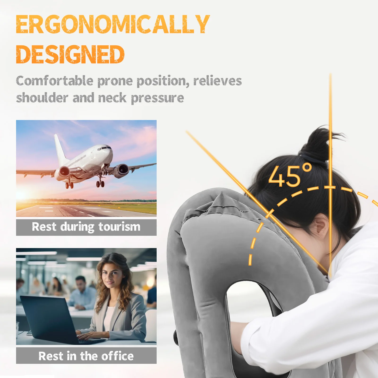 Inflatable Desk Nap Pillow - Image 4