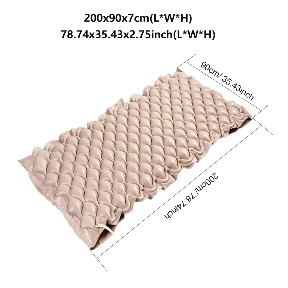 Alternating Air Pressure Mattress Pad, Bed Sore Prevention Solution Mattress Topper with 6-Setting Pump, Waterproof Pad - Image 5