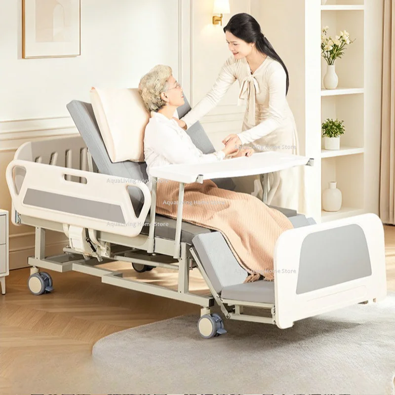 Smart Full Electric Home Hospital Bed Multi-Functional Automatic Turning & Built-in Toilet Medical Nursing Bed Furniture JT40 - Image 3