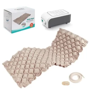 Alternating Air Pressure Mattress Pad, Bed Sore Prevention Solution Mattress Topper with 6-Setting Pump, Waterproof Pad