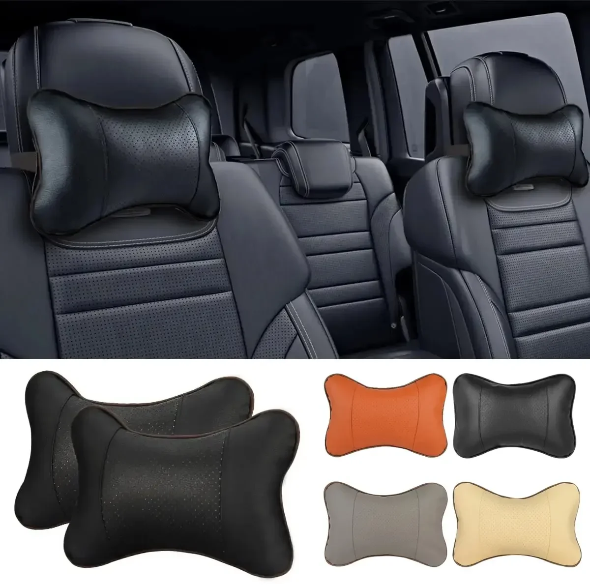 Car Headrest Neck Pillow
