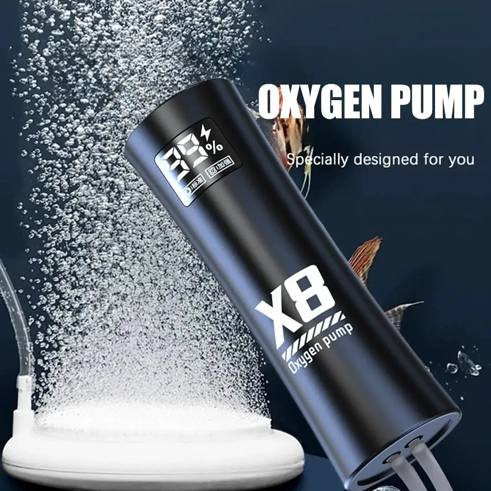 Oxygenation Pump Charging High-Power Aerator Fish Pond Aquaculture Fish Tank Aerator Oxygen Pump Aquarium Accessories