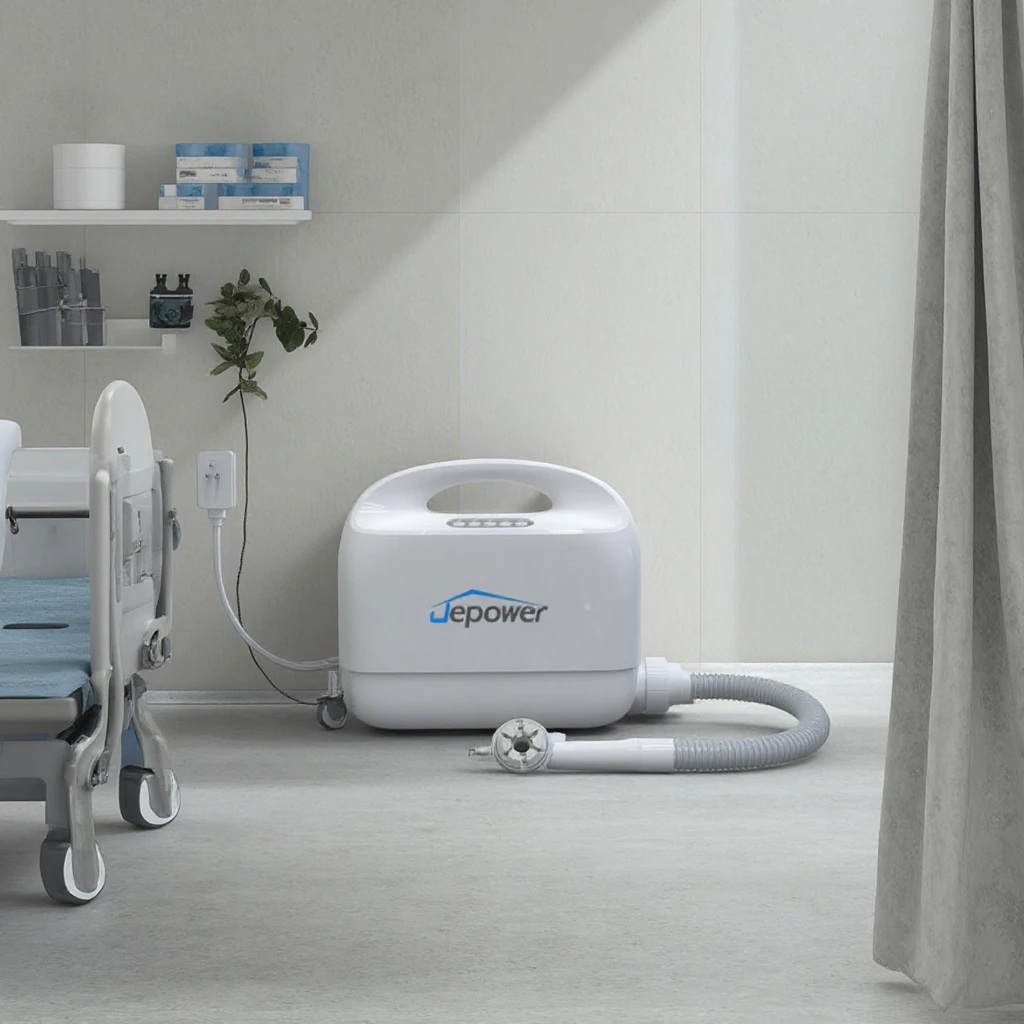 Mobile Smart Bath Machine for Elderly Care Portable Bed Shower and Hygiene Assistance Device for Disabled Patients - الصورة 5