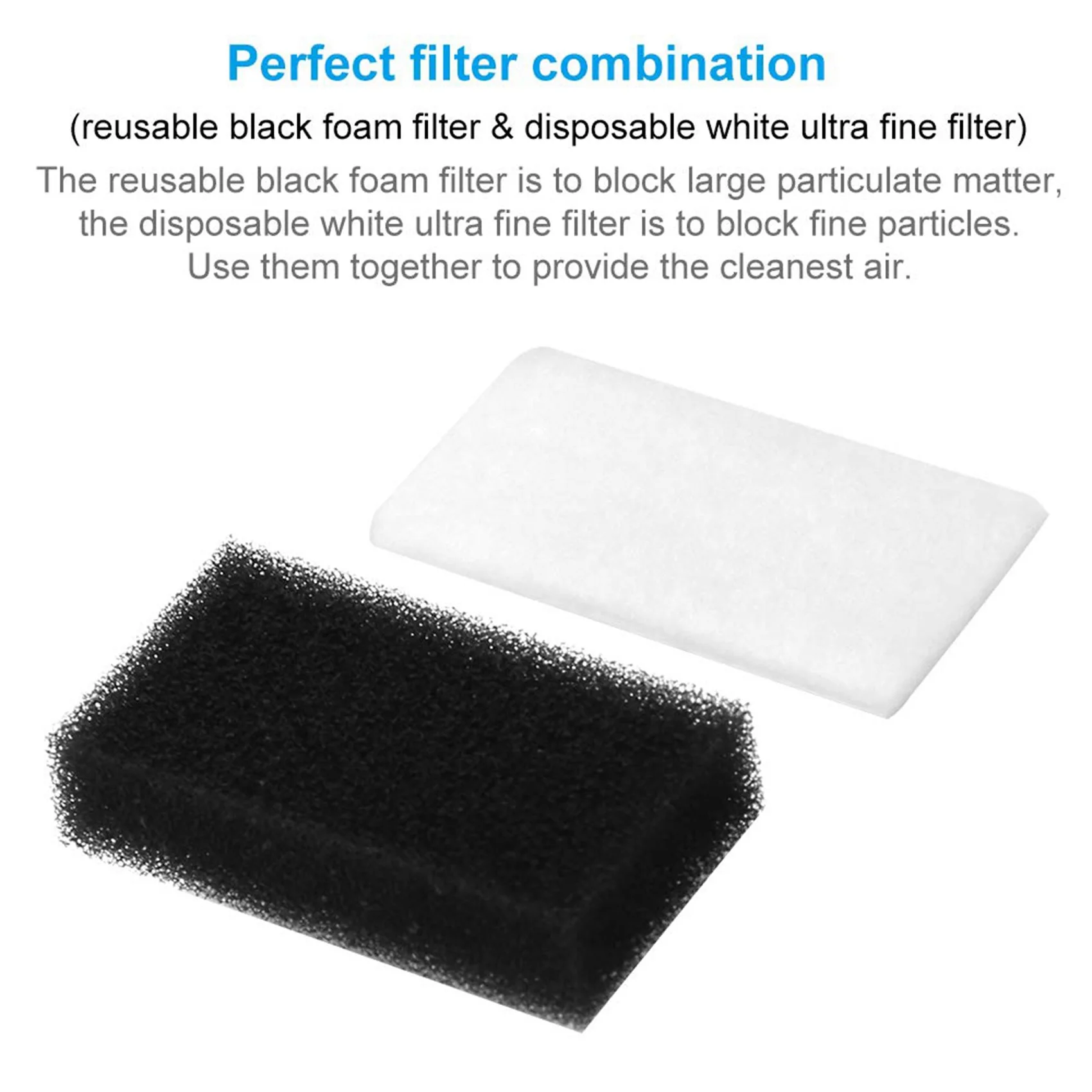 CPAP Filters for Respironics – 100-Pack Premium Foam & Ultra-Fine Filters (M Series) - الصورة 3