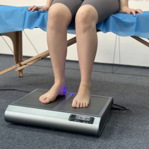 Terahertz electromagnetic foot care device meridian treatment leg