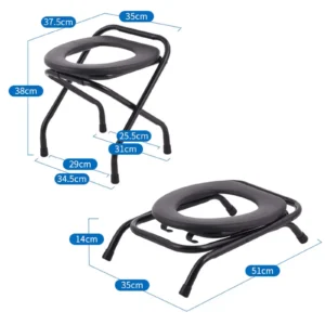 Squat Toilet Seat Stool Widen Panel Lightweight Easy to Clean for School