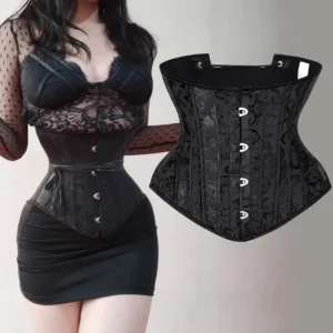 Floral Jacquard Corset