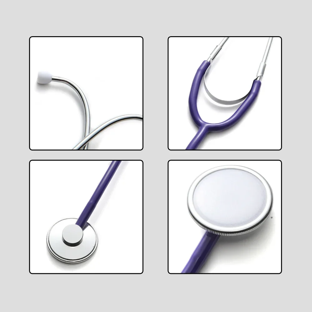 Portable Doctor Stethoscope Professional Medical Equipments Medical Cardiology Stethoscope Medical Devices Student Vet Nurse - Image 4