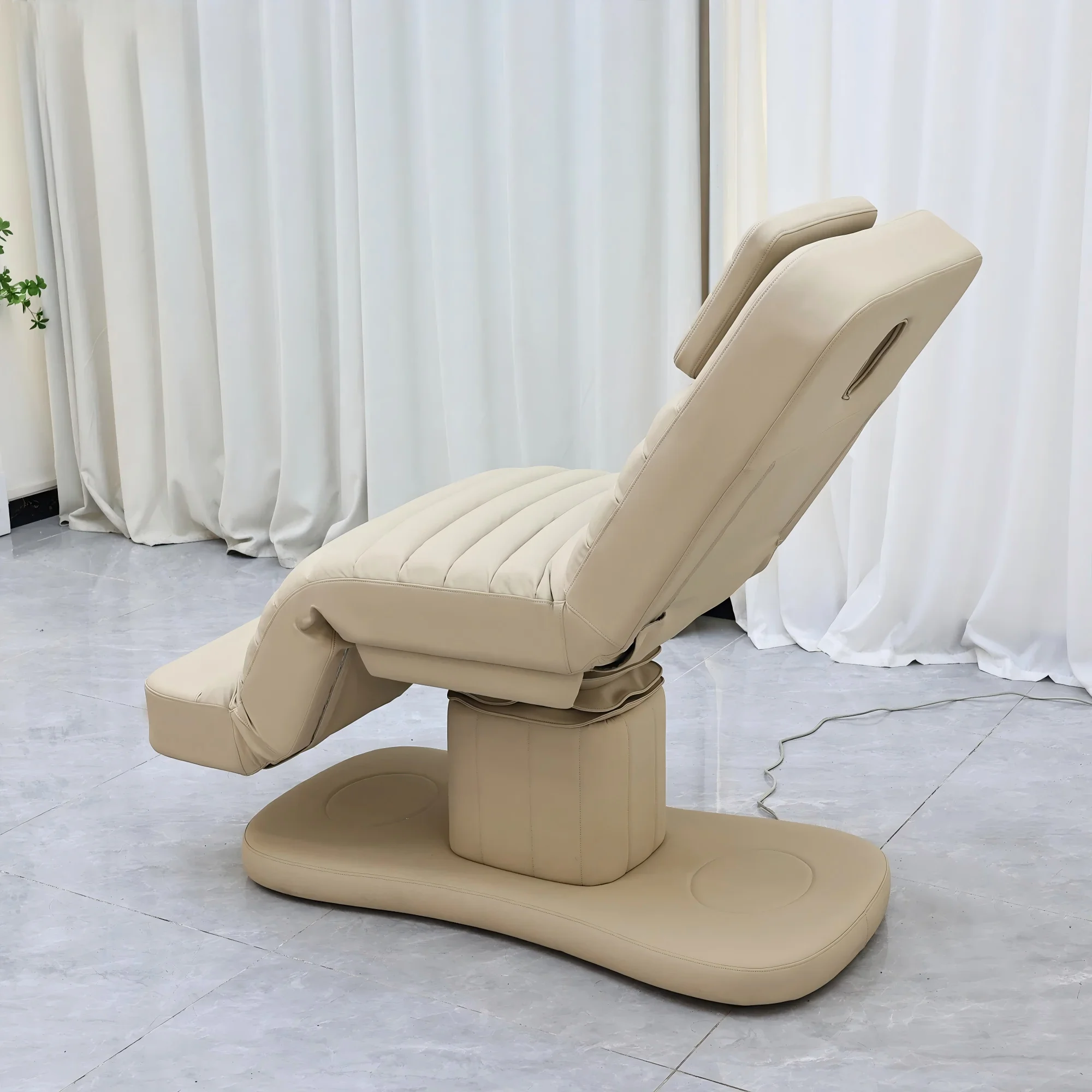 Customizable Color And Led Lighting Massage Bed, 3-Motor Electric Beauty Bed, Suitable For Eyelash Treatments - الصورة 4