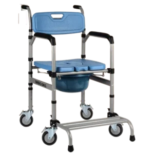Patient Wheels Shower Stool Toilet Disabled Blue Adult Design Shower Stool Restroom High Elderly Sillas Plegables Home Furniture