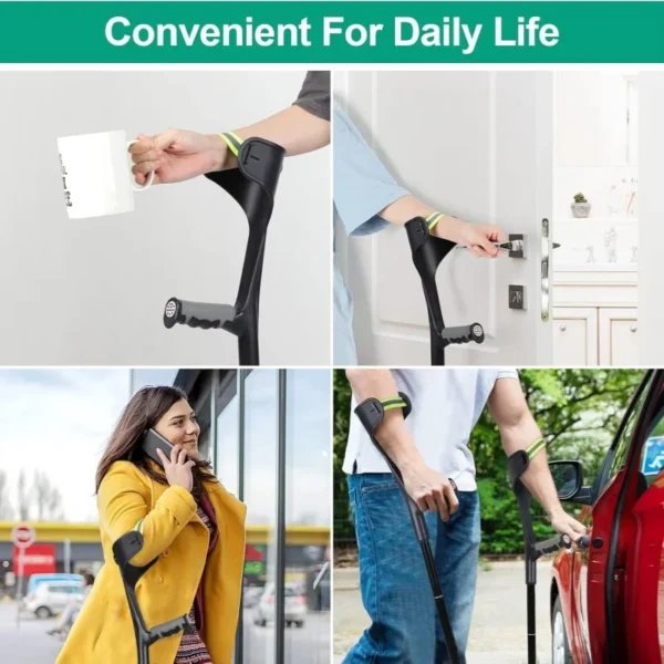 Adjustable Forearm Crutch