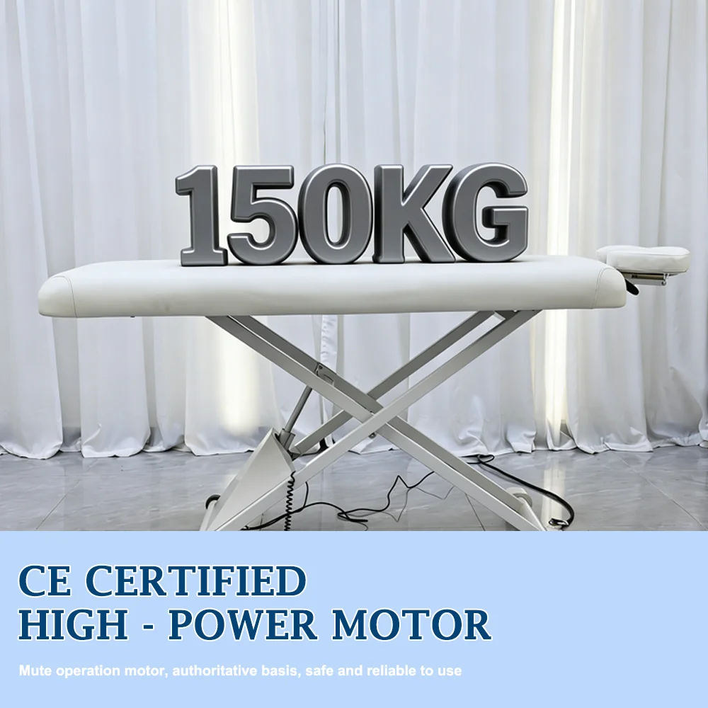 Beauty Salon Facial Physical Examination Treatment Sturdy Comfortable Height Adjustable Beauty Massage Bed - Image 3