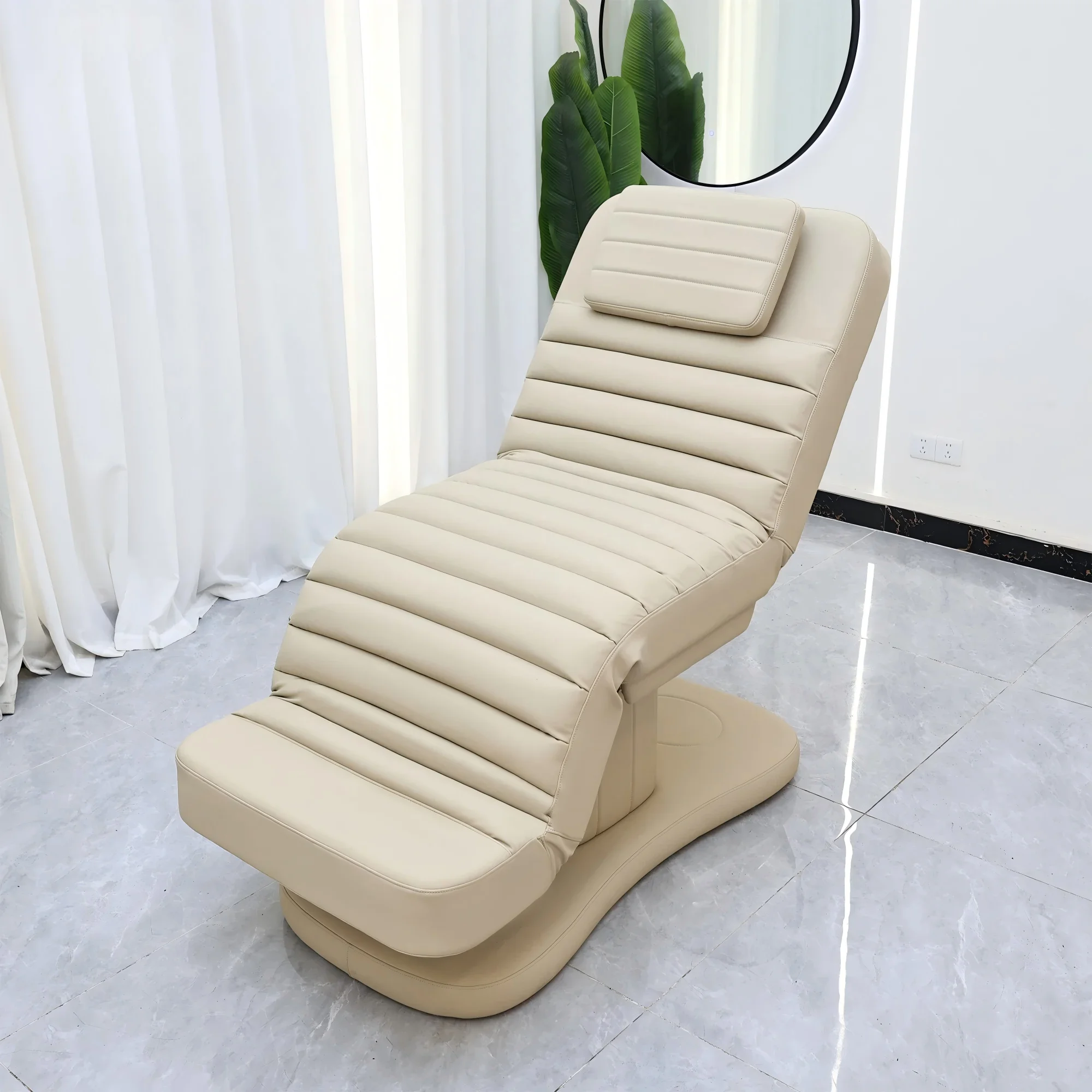 Customizable Color And Led Lighting Massage Bed, 3-Motor Electric Beauty Bed, Suitable For Eyelash Treatments - الصورة 9
