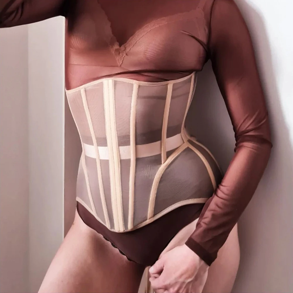 Mesh Underbust Corset - Image 2