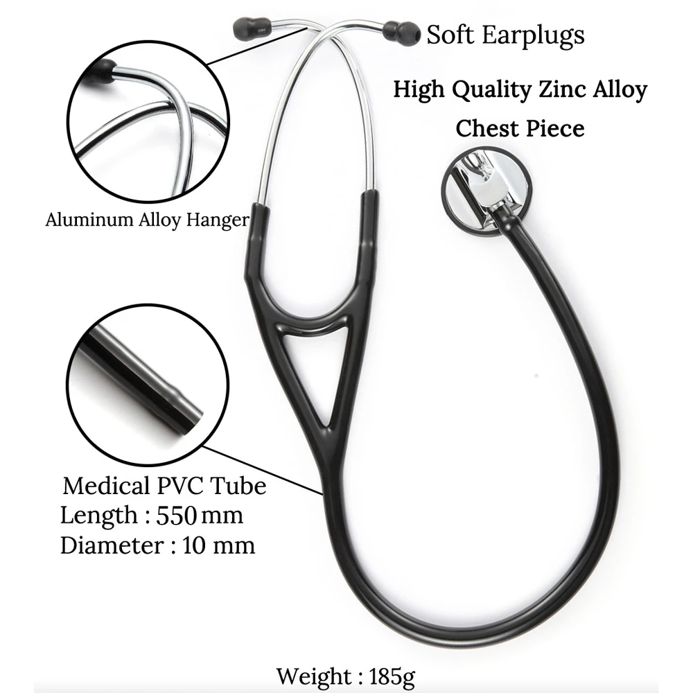 Professional Cardiology Stethoscope Medical Doctor Stethoscope Doctor Heart Lung Medical Sthethoscope Nurse Medical Devices - الصورة 2