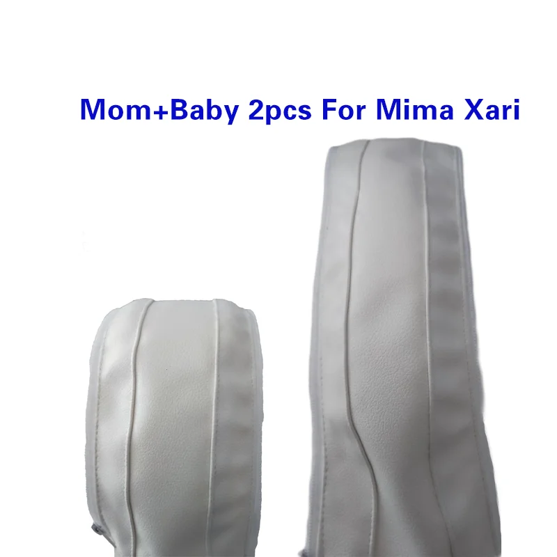 Baby Stroller PU Leather Handle Covers For Mima Xari Pram Bar Sleeve Case Protective Armrest Cover Stroller Accessories - الصورة 7
