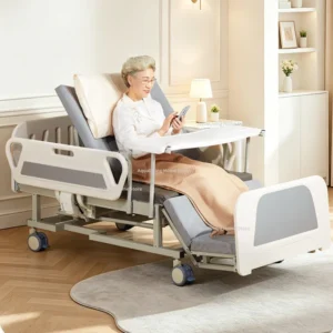 Smart Full Electric Home Hospital Bed Multi-Functional Automatic Turning & Built-in Toilet Medical Nursing Bed Furniture JT40